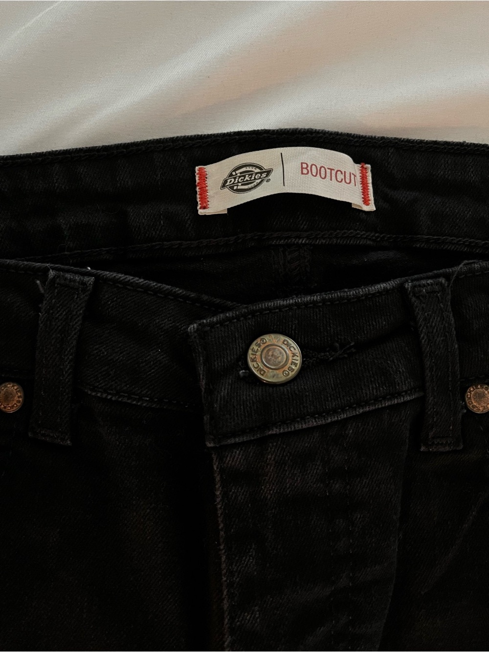 Dickies Black and Light Gray Work Pants